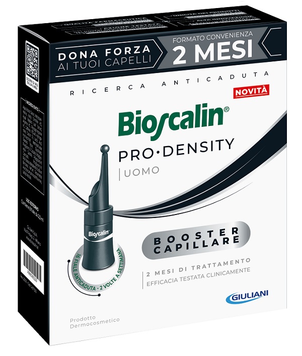 BIOSCALIN PRO DENSITY UOMO BOOSTER CAPILLARE 16 FIALE X 2,5ML - Farmadott.it