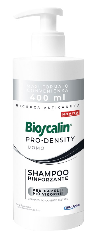 BIOSCALIN PRO DENSITY UOMO SHAMPOO RINFORZANTE 400 ML - Farmadott.it