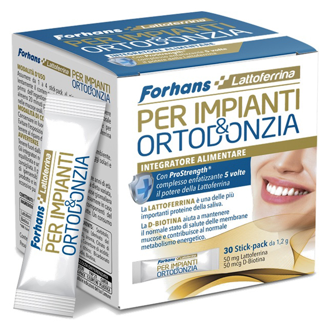 FORHANS PER IMPIANTI&ORTODONZIA 30 STICK-PACK - Farmadott.it