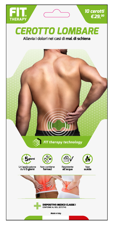 FIT THERAPY CEROTTO LOMBARE 10 PEZZI - Farmadott.it