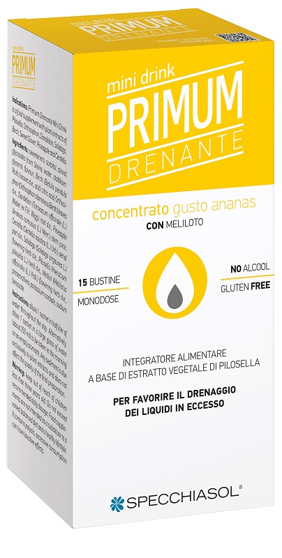 PRIMUM DRENANTE MINI DRINK ANANAS 15 BUSTINE - Farmadott.it