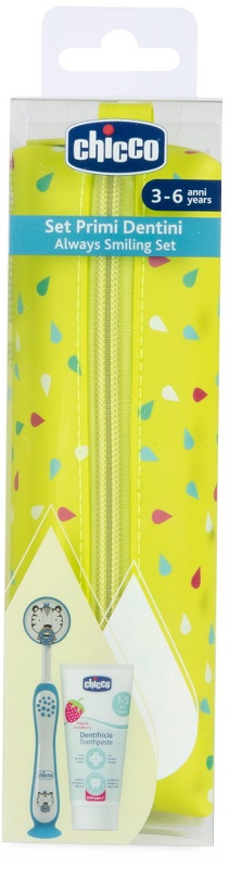CHICCO SET DENTALE 3-6 YEARS AZZURRO - Farmadott.it