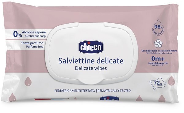 CHICCO SALVIETTE DELICATE 72 PEZZI PLAQUE - Farmadott.it