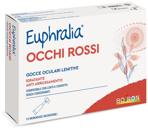 GOCCE OCULARI LENITIVE EUPHRALIA OCCHI ROSSI 15 FLACONCINI MONODOSE 0,5 ML - Farmadott.it