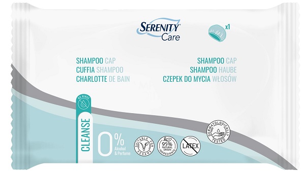 SERENITY CARE CUFFIA SHAMPOO CAPELLI ADATTA A PERSONE CON RIDOTTA MOBILITA' - Farmadott.it