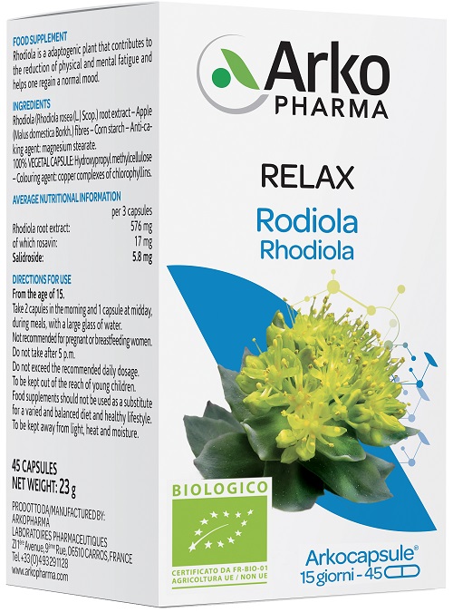 ARKOCAPSULE RODIOLA BIO 45 CAPSULE - Farmadott.it