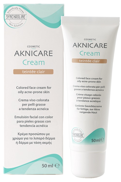 AKNICARE CREAM TEINTEE CLAIR 50 ML - Farmadott.it