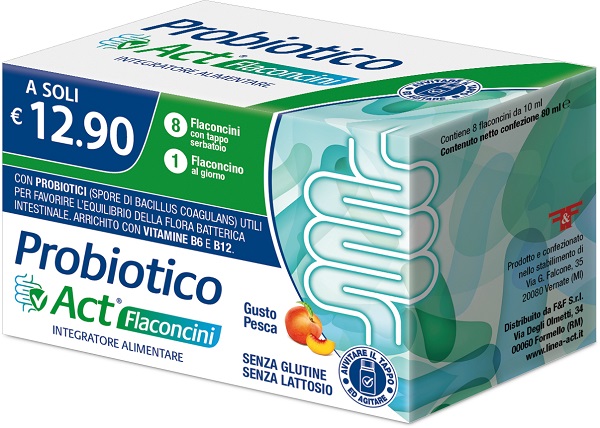 PROBIOTICO ACT 8 FLACONCINI - Farmadott.it