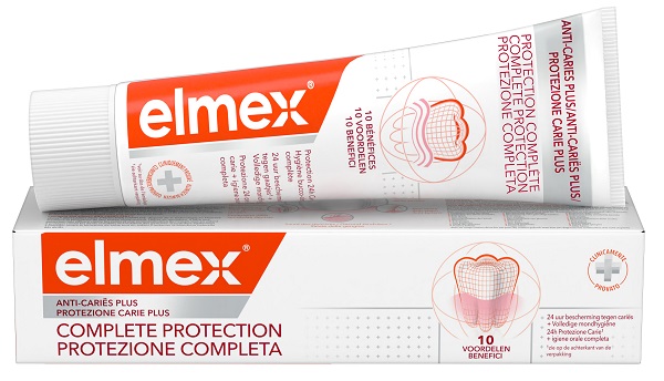 ELMEX DENTIFRICIO CARIES PLUS PROTEZIONE COMPLETA 75 ML - Farmadott.it