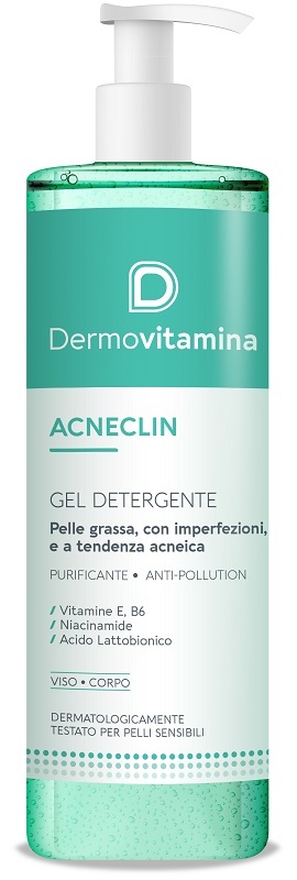 DERMOVITAMINA ACNECLIN GEL DETERGENTE 400 ML - Farmadott.it