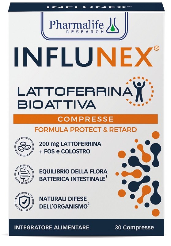 INFLUNEX LATTOFERRINA BIOATTIVA 30 COMPRESSE - Farmadott.it