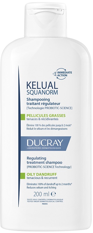 KELUAL SQUANORM SHAMPOO ANTI FORFORA GRASSA 200 ML - Farmadott.it