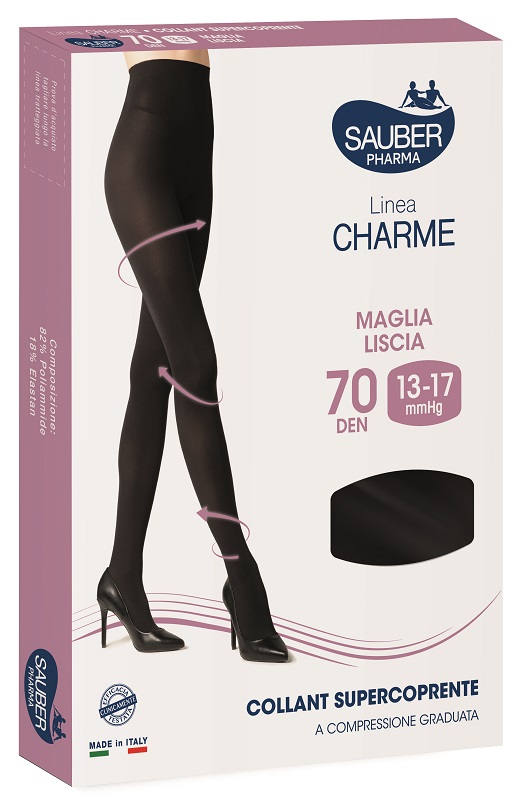 SAUBER CHARME COLLANT SUPERCOPRENTE 70 DENARI NERO 4 - Farmadott.it