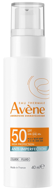 EAU THERMALE AVENE SOLARE FLUIDO ANTI-IMPERFEZIONI SPF50 40 ML - Farmadott.it