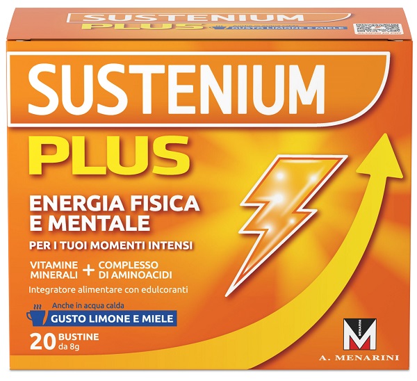 SUSTENIUM PLUS LIMONE E MIELE 20 BUSTINE DA 8 G - Farmadott.it