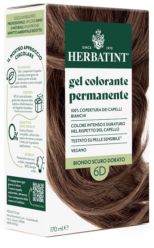 HERBATINT 6D BIONDO SCURO DORATO 170 ML - Farmadott.it