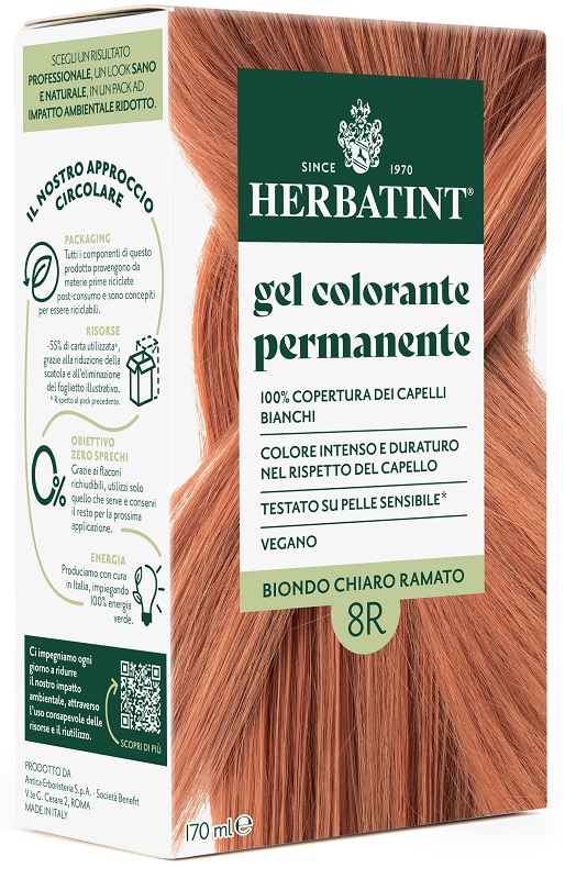 HERBATINT 8R BIONDO CHIARO RAMATO 170 ML - Farmadott.it