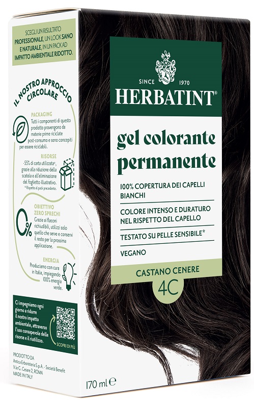 HERBATINT 4C CASTANO CENERE 170 ML - Farmadott.it