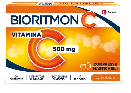 BIORITMON C 500MG VITAMINA C 20 COMPRESSE MASTICABILI - Farmadott.it