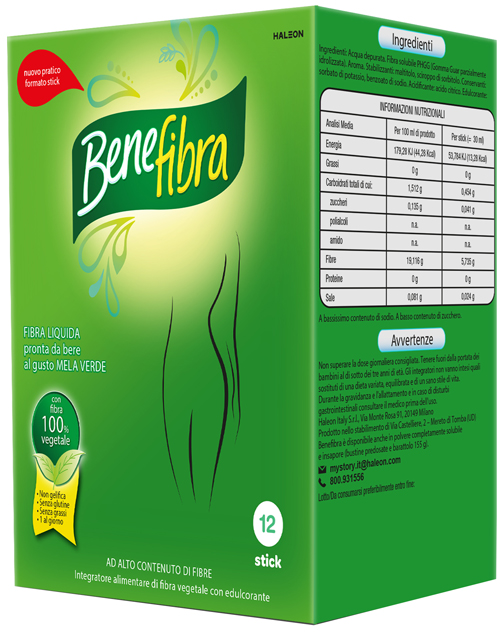 BENEFIBRA LIQUIDA 12 STICK DA 30 ML - Farmadott.it