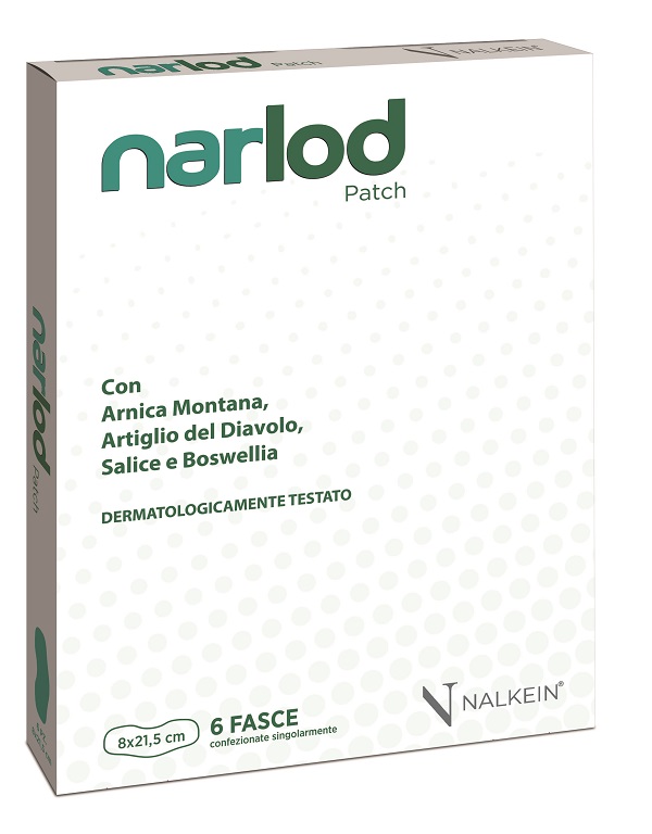 NARLOD PATCH 8X21,5 CM 6 PEZZI - Farmadott.it